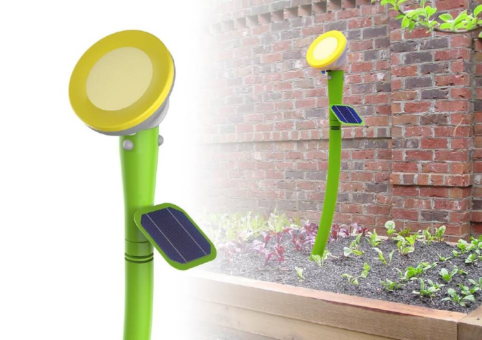 A graphic of the visual garden sensor developed by a group of Canberra entrepreneurs. Photo: Supplied