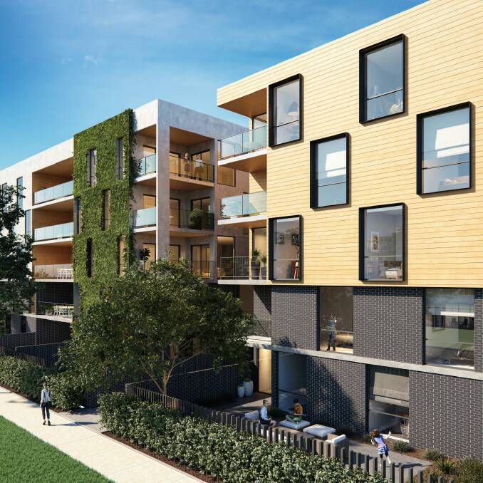 Designs for new apartments proposed for Bowman Street in Macquarie. Photo: Supplied