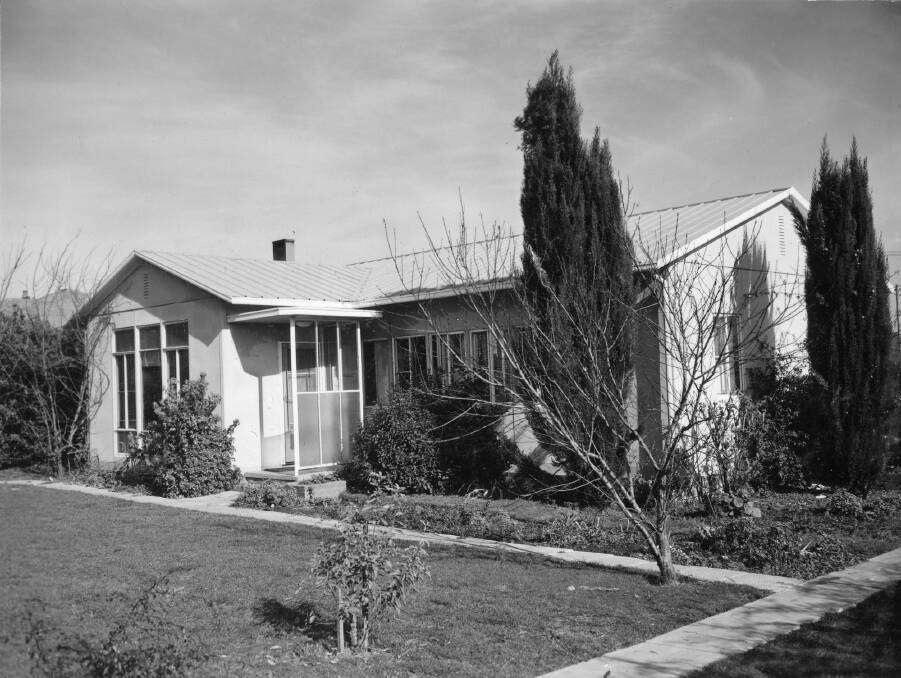 The Beaufort Steel house in Ainslie is one of 10 homes featured in Home in Time at Canberra Museum and Gallery. Photo: Supplied