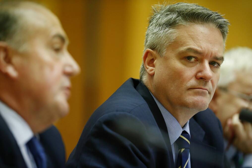 Finance Minister Mathias Cormann was a close ally of Tony Abbott. Photo: Alex Ellinghausen