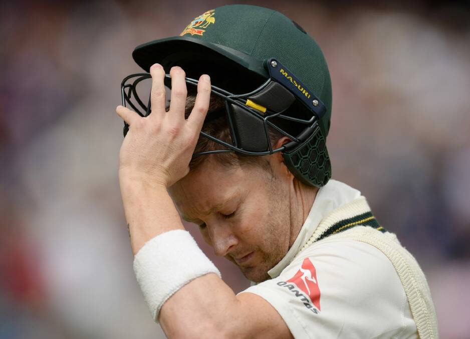 Under pressure: Aussie skipper Michael Clarke has had a poor Ashes series so far. Photo: Reuters