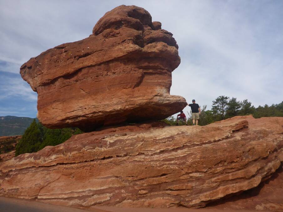 Balancing Rock at Colorado Springs, US. Photo: Darlene Sebalj
