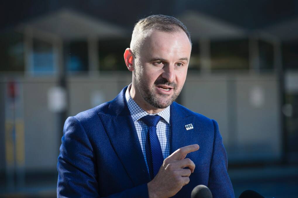 ACT Chief Minister Andrew Barr has slammed Margaret Court for her anti gay rights comments.  Photo: Sitthixay Ditthavong