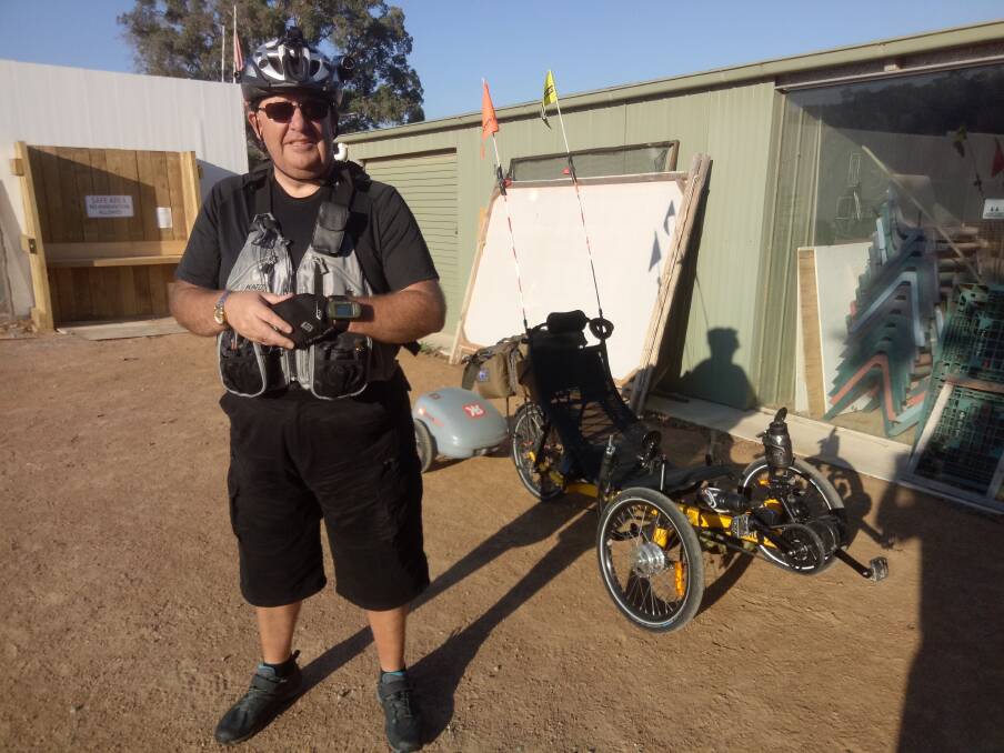 Canberra man and former army officer Shane Stroud will be raising money for Legacy and the Salvation Army as part of his epic journey Photo: Supplied
