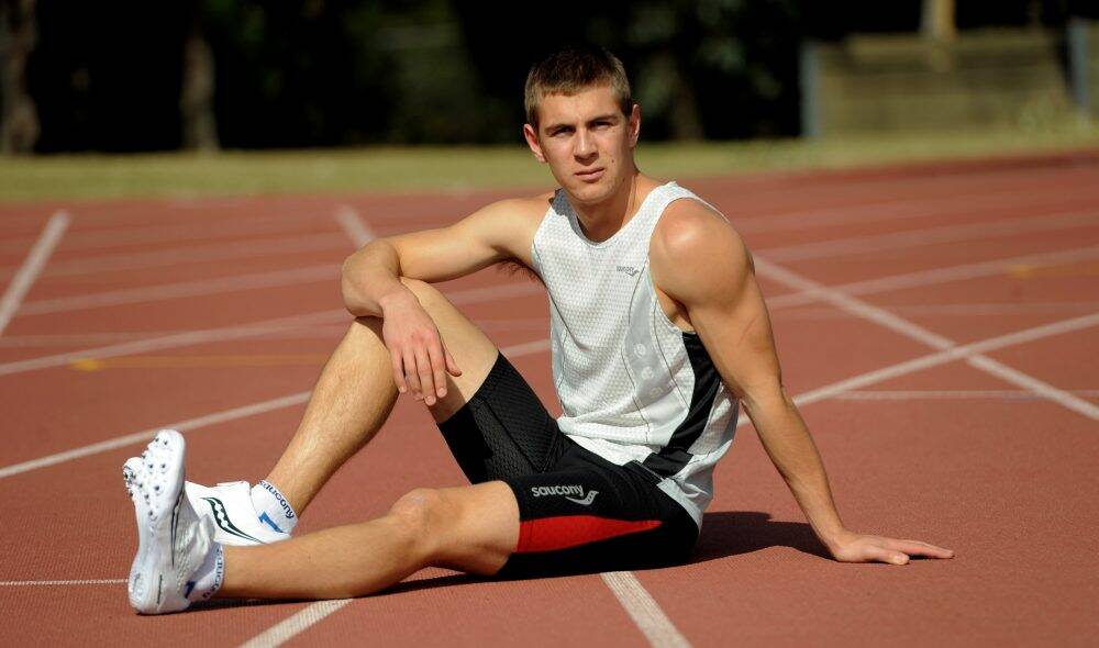 Canberra sprinter Brendan Matthews. Photo: Graham Tidy