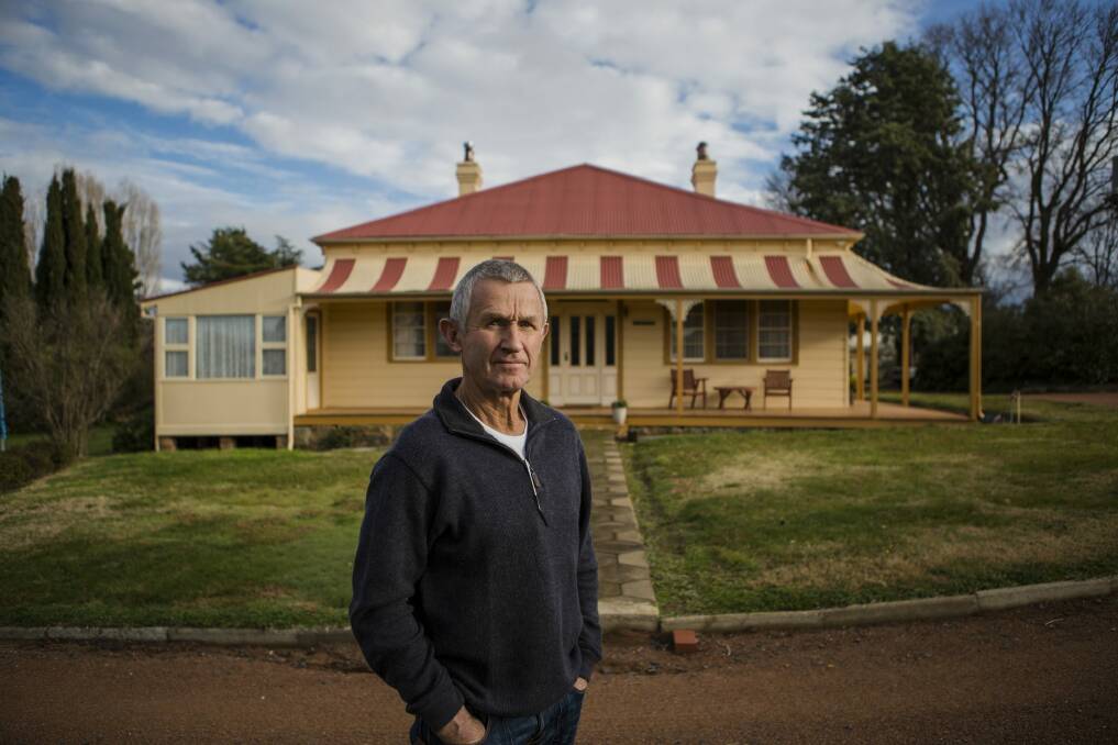John MacKinnon has lived in Deasland, one of Canberra's oldest houses, for more than 40 years. Photo: Jamila Toderas