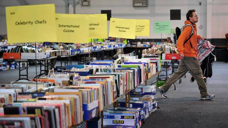 The lifeline bookfair earlier this year. Photo: Colleen Petch