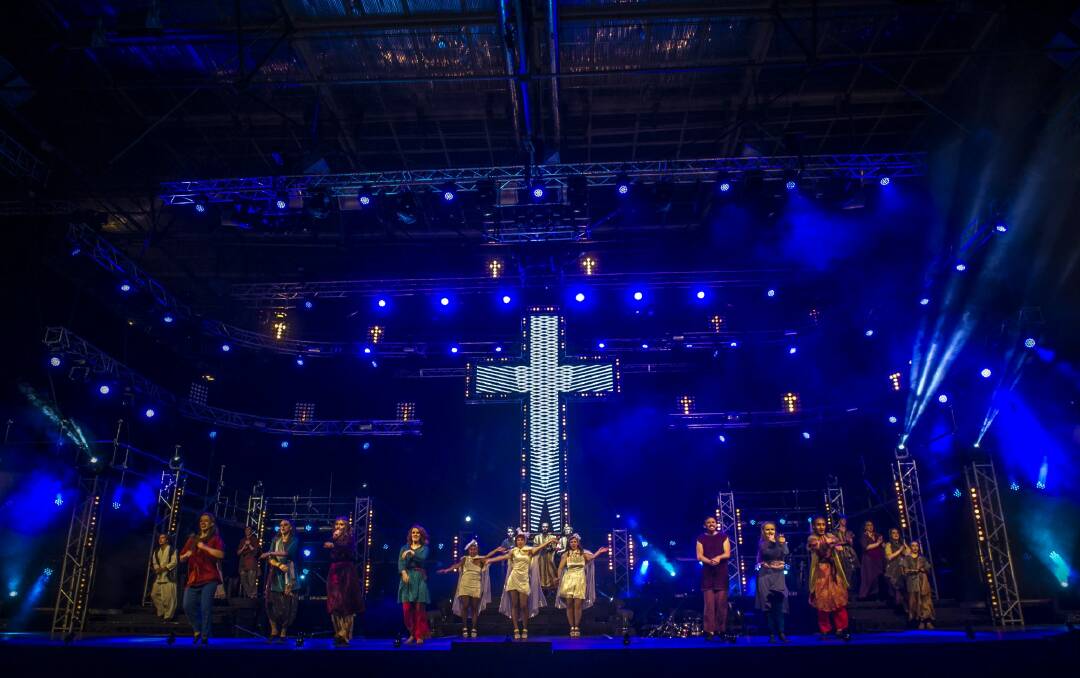 The production of Jesus Christ Superstar. To be performed at the AIS Arena. Photo: Karleen Minney