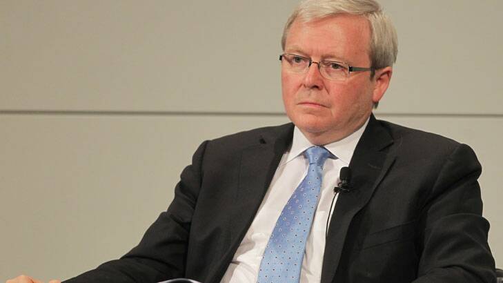 Kevin Rudd ... angling for a return to the top job.
