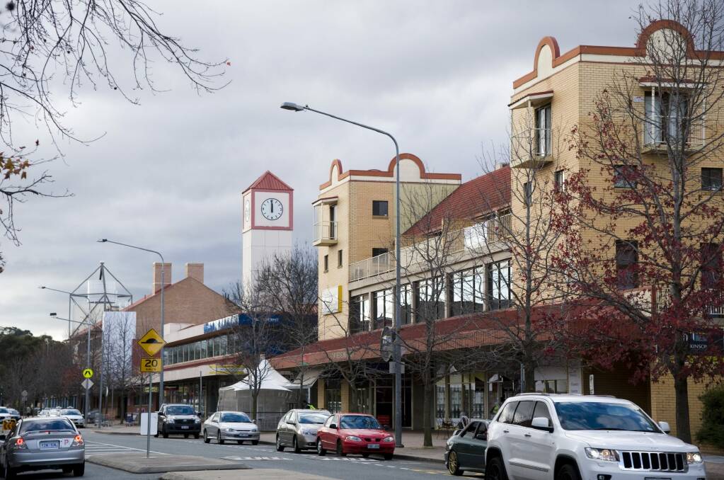 Anketell Street in Tuggeranong is set for a revamp under a re-elected Labor government. Photo: Elesa Kurtz