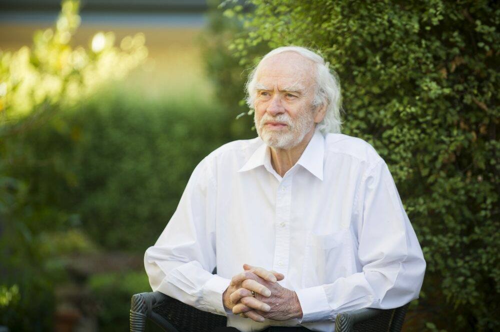 Dr Peter Hughes at his Curtin home. Photo: Rohan Thomson