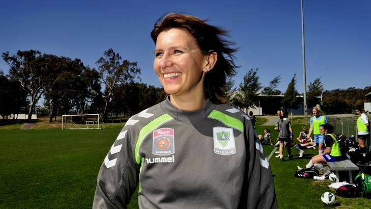 Former Canberra United coach Jitka Klimkova is close to being replaced. Photo: Melissa Adams