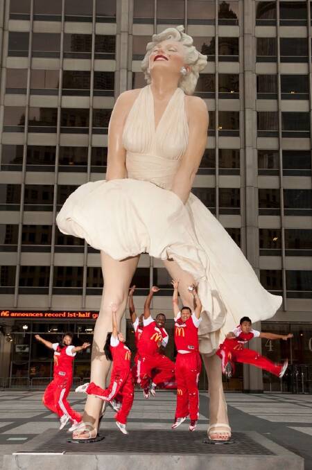Forever Marilyn with McMen in Chicago.