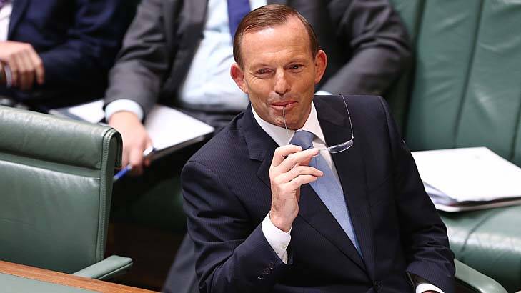 Tony Abbott says he expects the opposition and crossbenchers to "expeditiously" pass his government's budget measures. Photo: Alex Ellinghausen