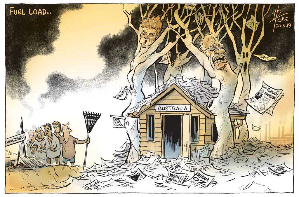 The Canberra Times editorial cartoon for Wednesday, March 20, 2019. Photo: David Pope