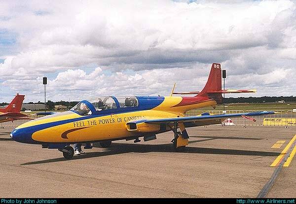 This "Feel the Power" jet was used in a campaign to promote Canberra under former ACT chief minister Kate Carnell's government in 1998. Photo: Supplied