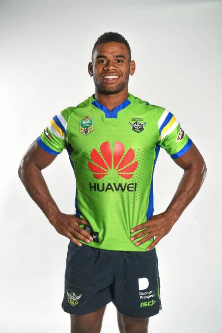 Canberra Raiders recruit Mikaele Ravalawa will play in the World Cup. Photo: Raiders Media