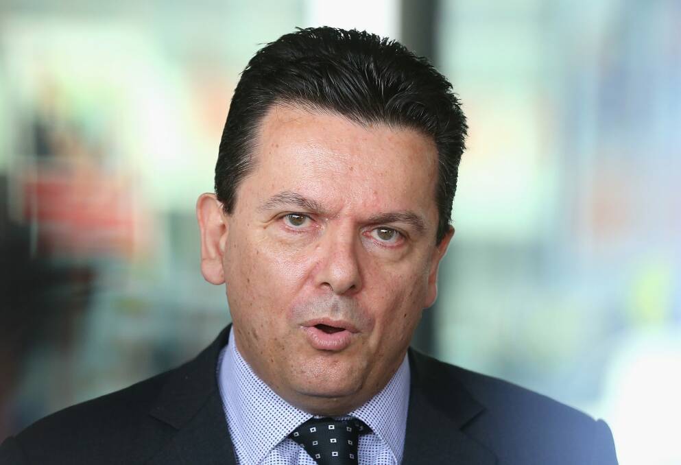 Independent Senator Nick Xenophon will give evidence at an ACT inquiry into the Canberra clubs industry on Tuesday. Photo: Quinn Rooney