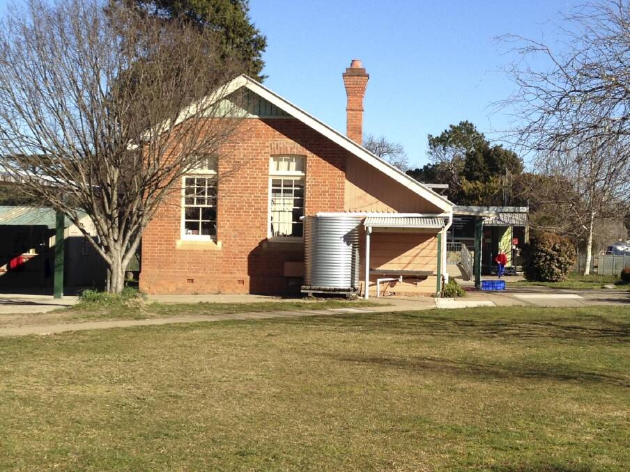 Gundaroo's old school building is now used as a library. Photo: Contributed