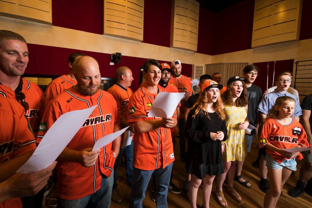 Cavalry baseball team will unveil a unique musical collaboration with fans, players and students. Photo: Dion Georgopoulos