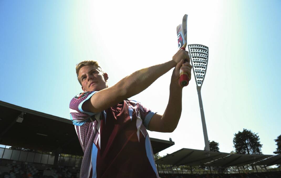 Wests-UC batsman  Blake MacDonald.  Photo: Graham Tidy