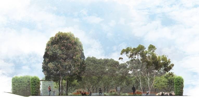 Design for the AIDS Garden of Reflection. Photo: Supplied