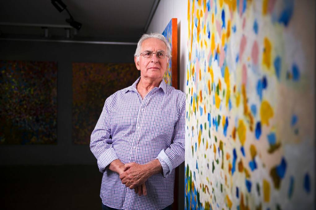 Domenic Mico has resurfaced with an art exhibition at the Form Gallery, Queanbeyan.  Photo: Dion Georgopoulos
