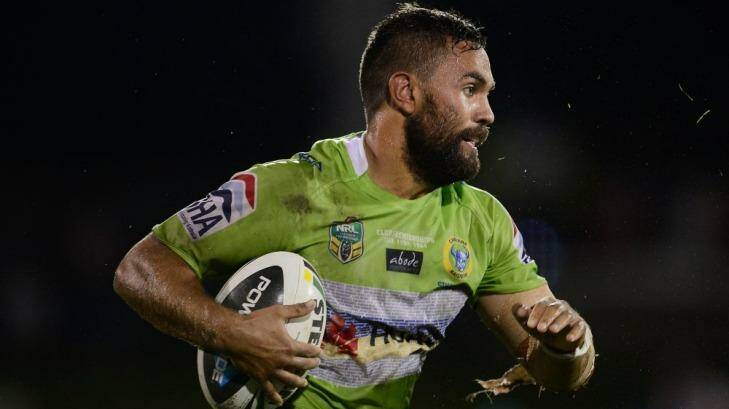 Matt Allwood has been strong for the Raiders in his first five matches in the NRL. Photo: Getty Images