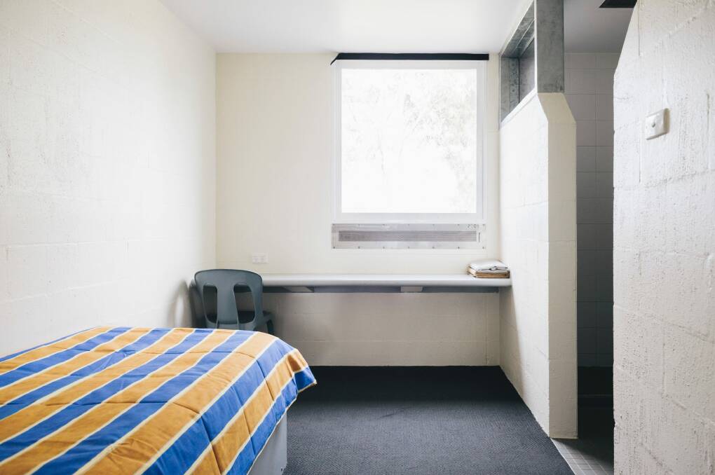 Inside one of the rooms at Bimberi Youth Justice Centre. Photo: Rohan Thomson