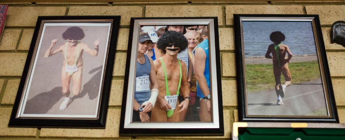 Jim White ran one year dressed as Borat. Photo: Jamila Toderas
