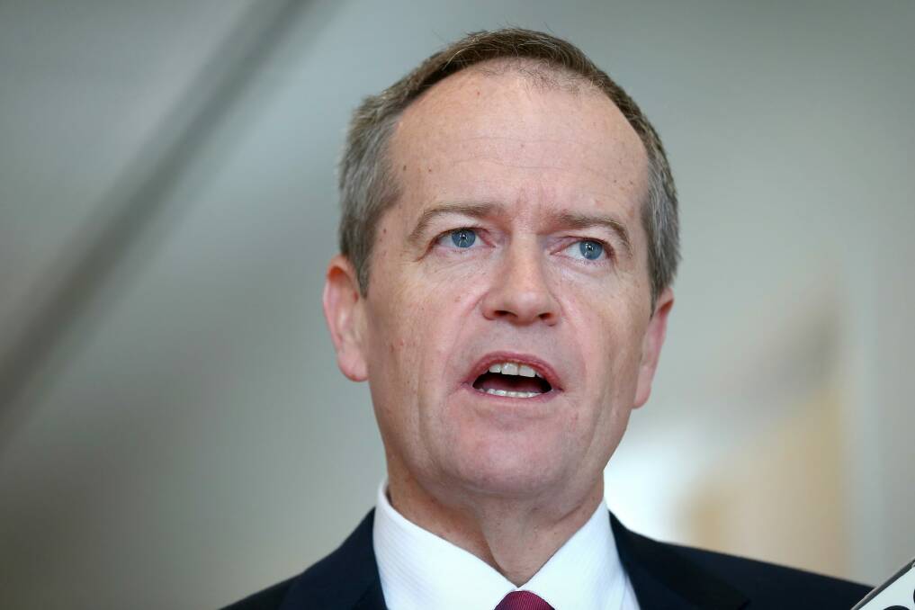 Opposition Leader Bill Shorten says Labor supports regional processing in offshore facilities. Photo: Alex Ellinghausen