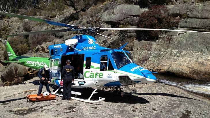 Snowy Hydro helicopter Tuross rescue