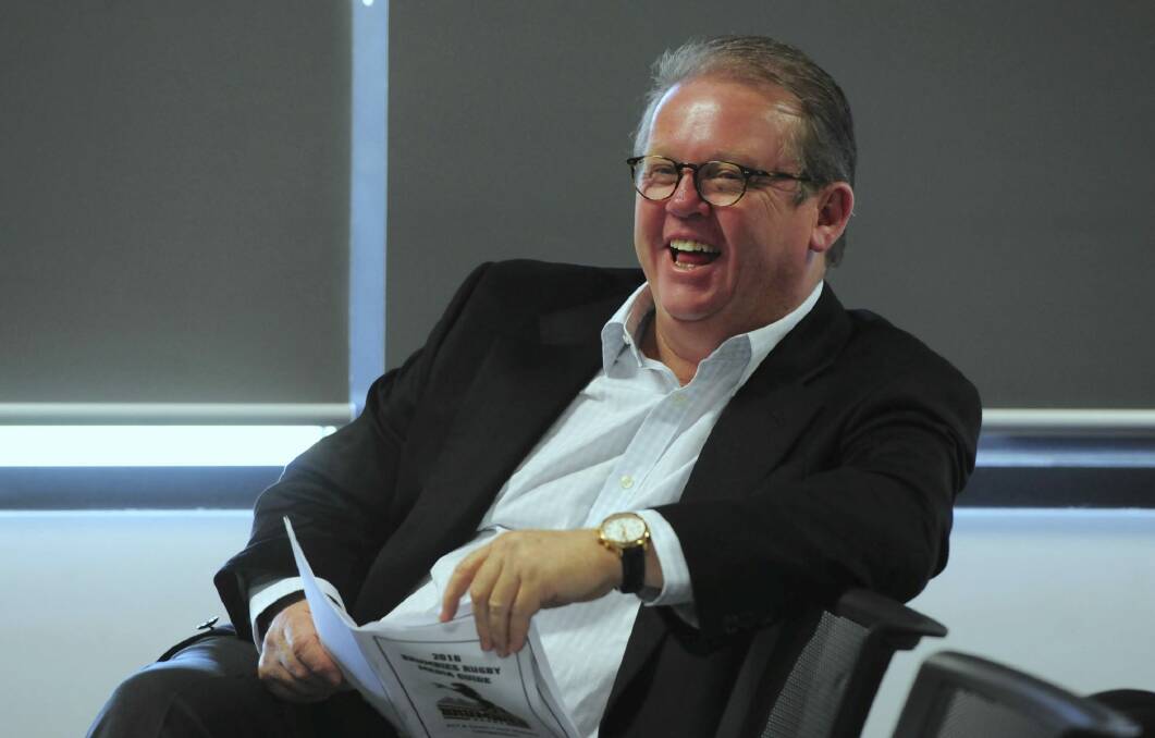Former Brumbies chief executive Michael Jones. Photo: Graham Tidy