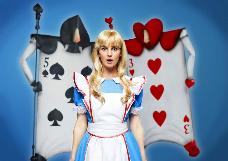 Alice (Georgina Walker) in Alice in Wonderland at the Canberra Theatre. Photo: Supplied