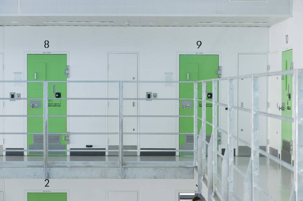 Cells at the new accommodation unit. Photo: Jay Cronan