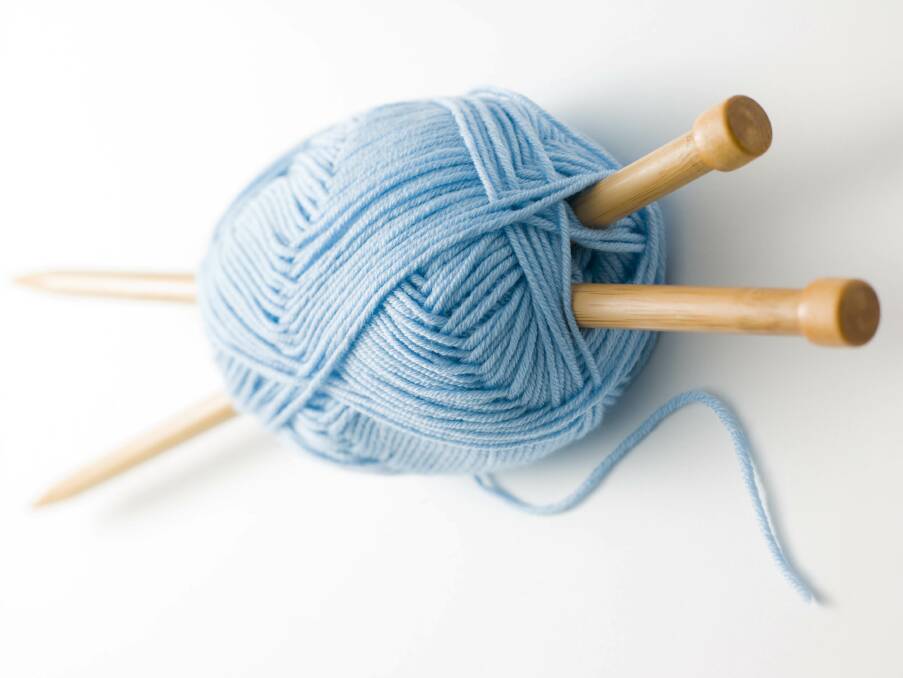 Help make knitting a communal event today. Photo: Supplied