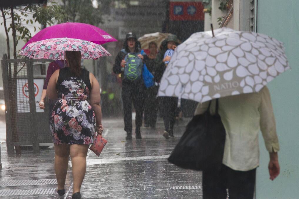 Brisbane is expecting heavy rain across the weekend, so keep your umbrellas handy. Photo: Jorge Branco