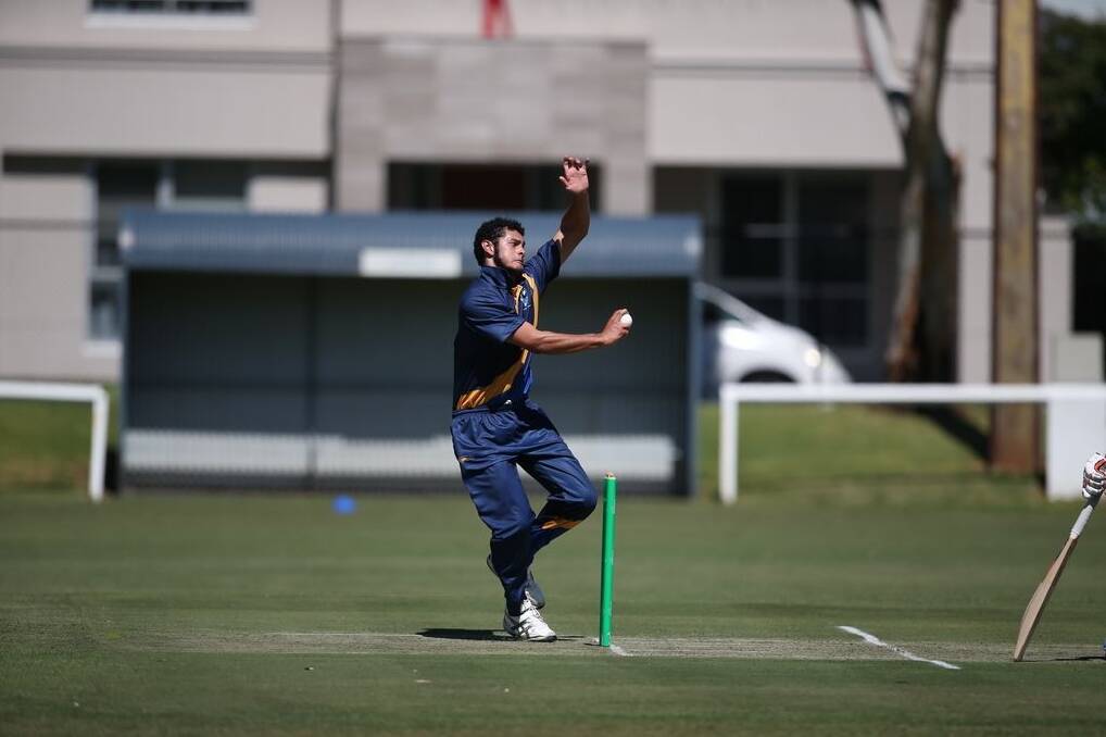 Under-19 ACT/NSW Country fast bowler Joe Slater took 4-31 in his side's five-wicket win against Victoria Country in Adelaide on Wednesday. Photo: Supplied