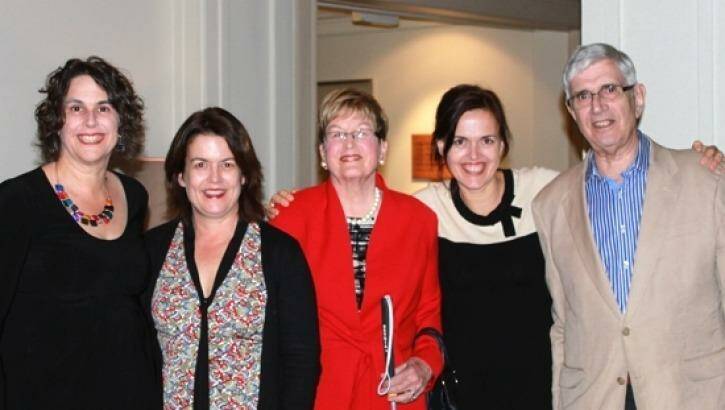 The family: Kate, Julie, Liz, Sophie and Peter Dawson