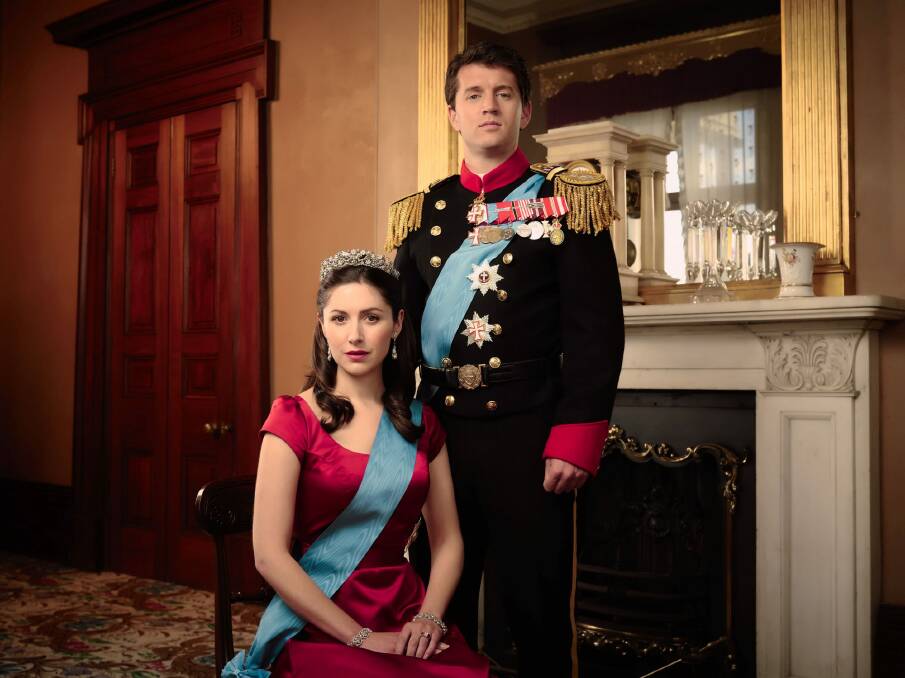 <i>Mary: The Making of a Princess</i> will air on Ten in November and star Ryan O'Kane (as Prince Frederik) and Emma Hamilton (as Princess Mary). Photo: Ten