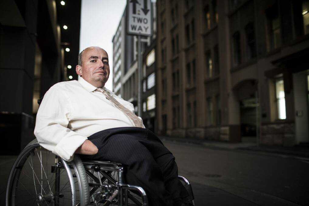 Craig Wallace hopes for a royal commission into the disability sector. Photo: Dominic Lorrimer