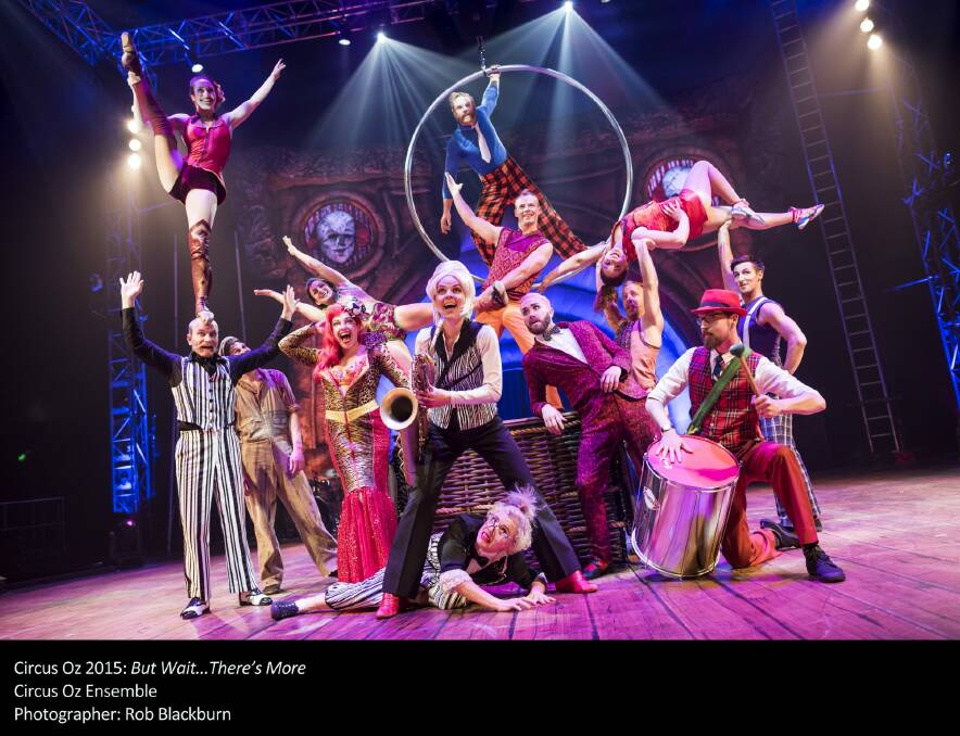 Circus Oz show But Wait... There's More will open at the Canberra Theatre Centre on September 23. Photo: Rob Blackburn