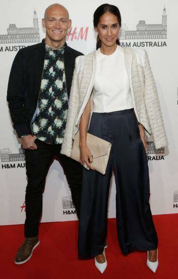 Michael and Lindy Klim at H&M's VIP preview in Melbourne earlier this year.