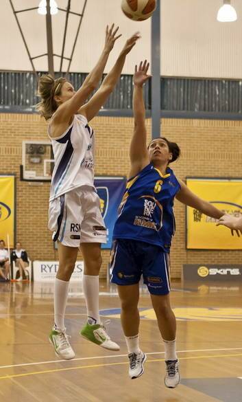Jess Bibby during last weekend's win over Sydney. Photo: Tom Whitaker