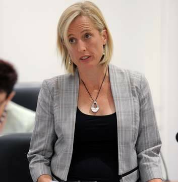 Sick of the Canberra hate? Just say "Whatever": Chief Minister Katy Gallagher. Photo: Graham Tidy