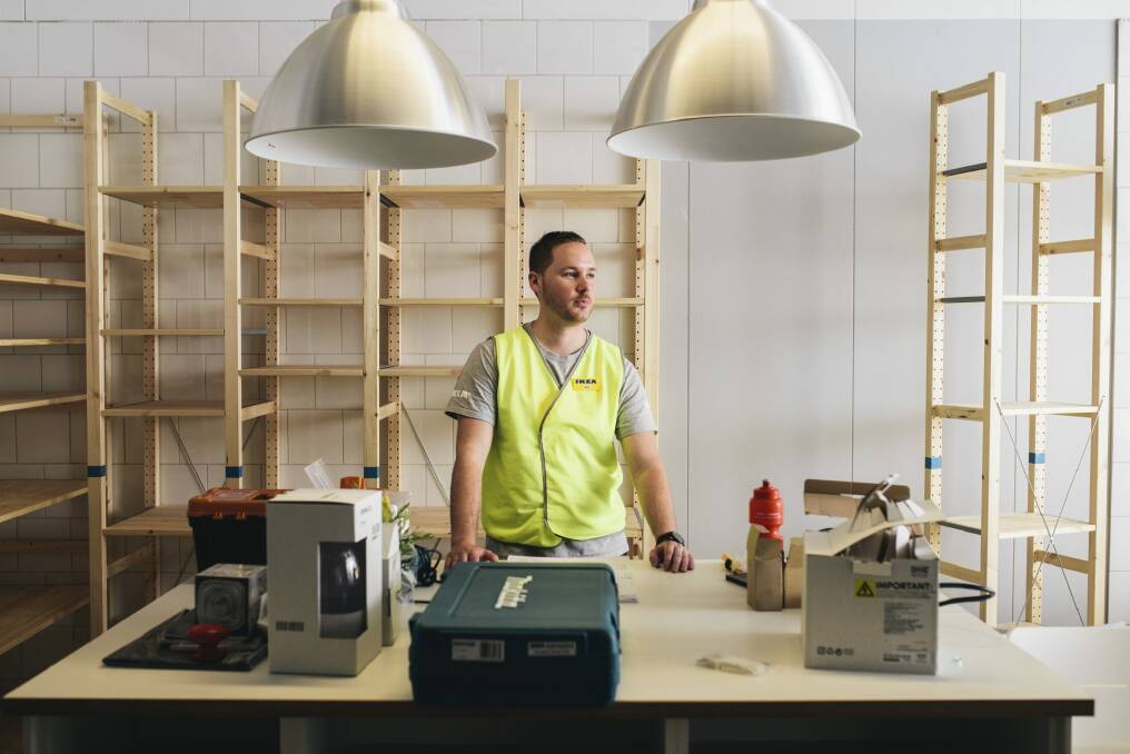 Ben Rautio, IKEA staff member. Photo: Rohan Thomson