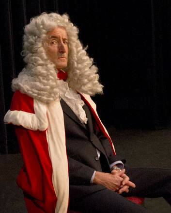 Peter Dark stars as the Judge in <i>A Tale of Two Cities</i>.