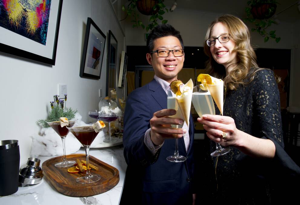 Altina Drinks founders Alan Tse and Christina DeLay are taking on Australia's drinking culture.  Photo: Elesa Kurtz