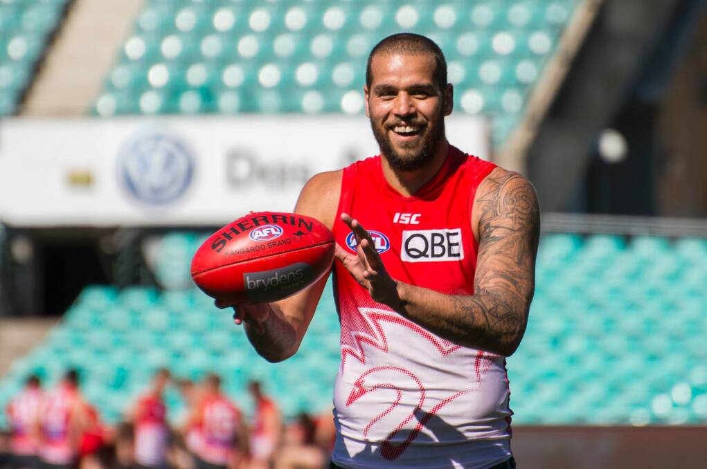 THe name on everyone's lips: $10 million man Buddy Franklin. Photo: Christopher Pearce
