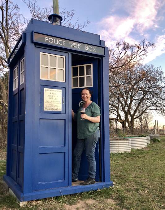 The TARDIS at Murrumbateman. Photo: Stephanie Helm